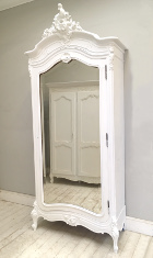 single door roroco armoire